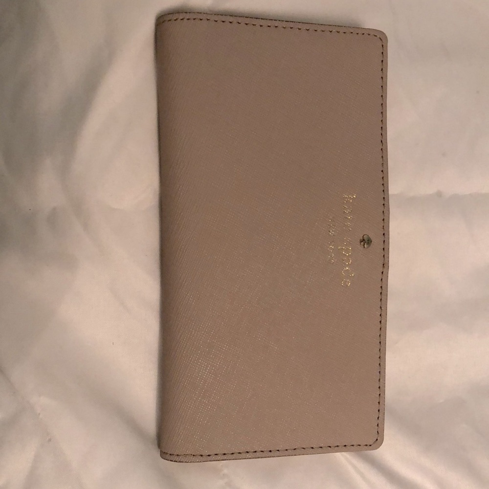 Kate Spade Tan Bi-Fold Wallet